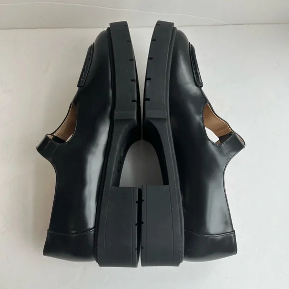 Coach Liv Lug Sole Mary Jane Black Women's Loafers size 9B - Picture 5 of 11